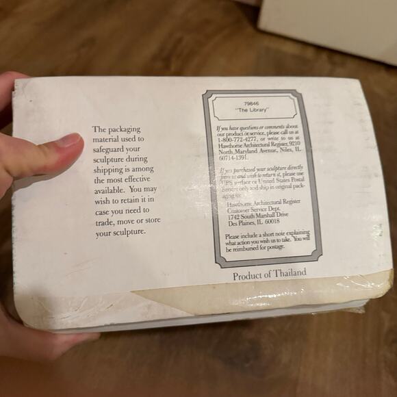 Rockwell's Christmas in Stockbridge Collection The Library 1993 No. 15360A - Picture 7 of 7